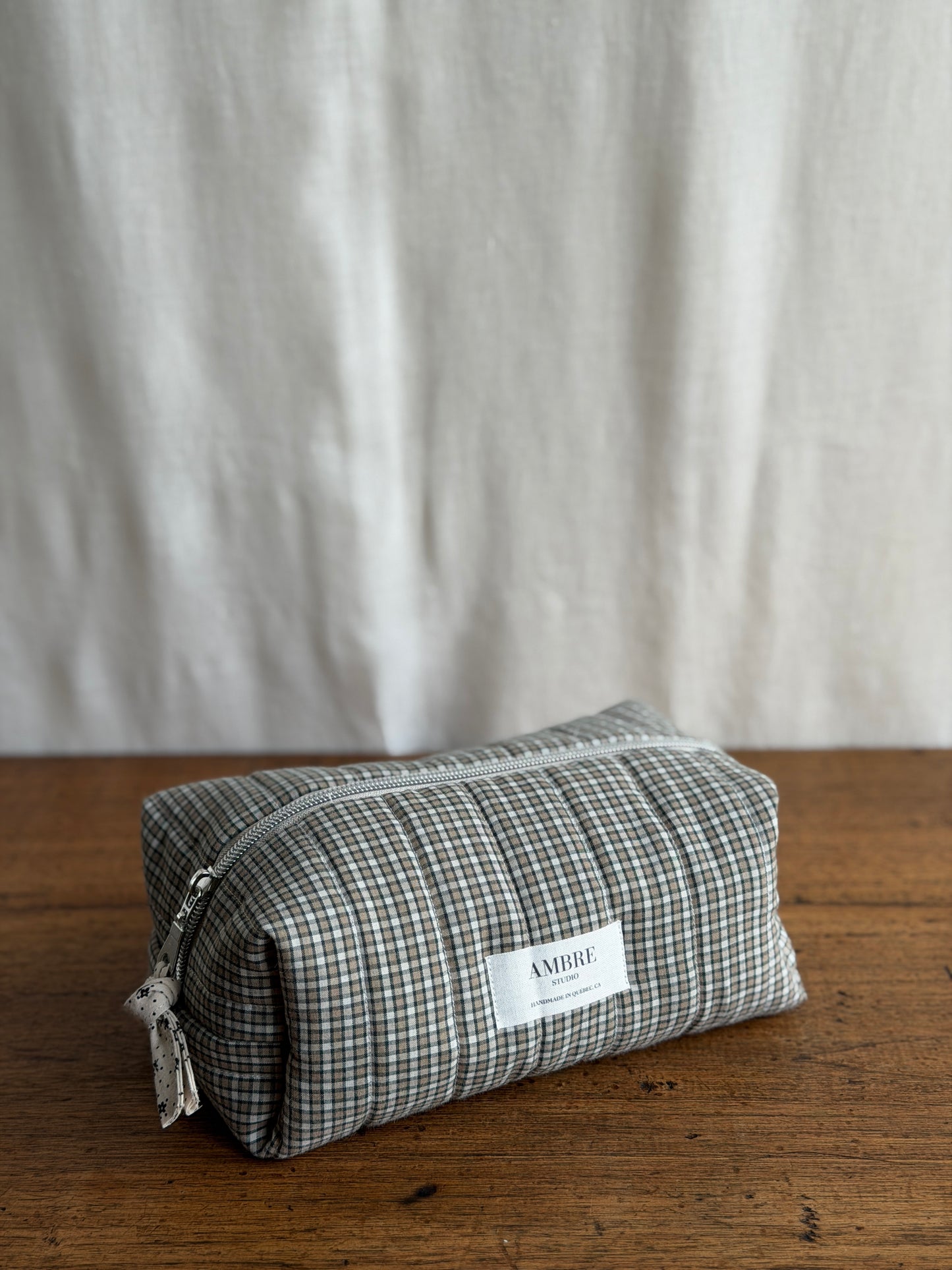 Petite trousse à carreaux