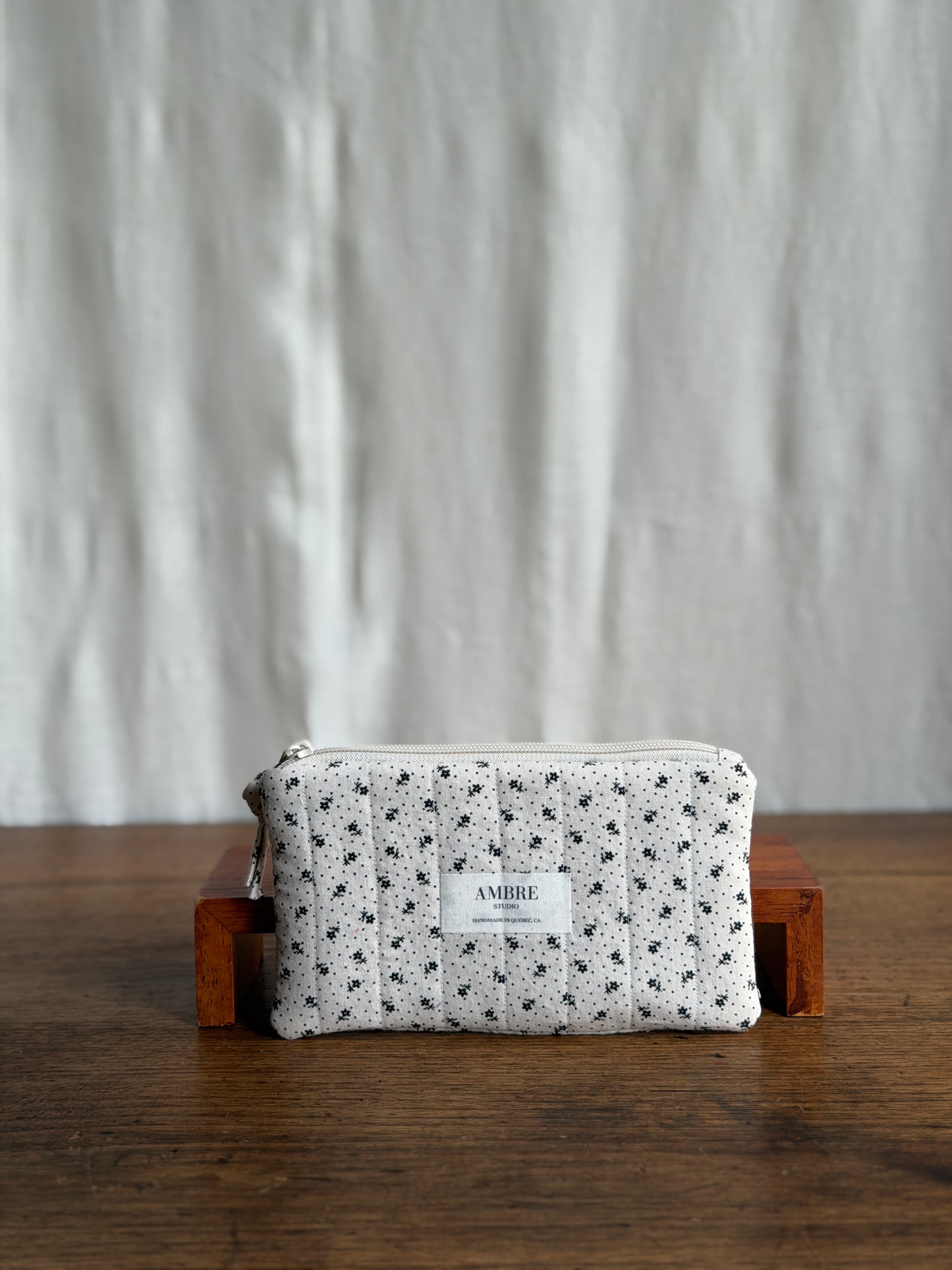 Pochette à crayon à fleurs