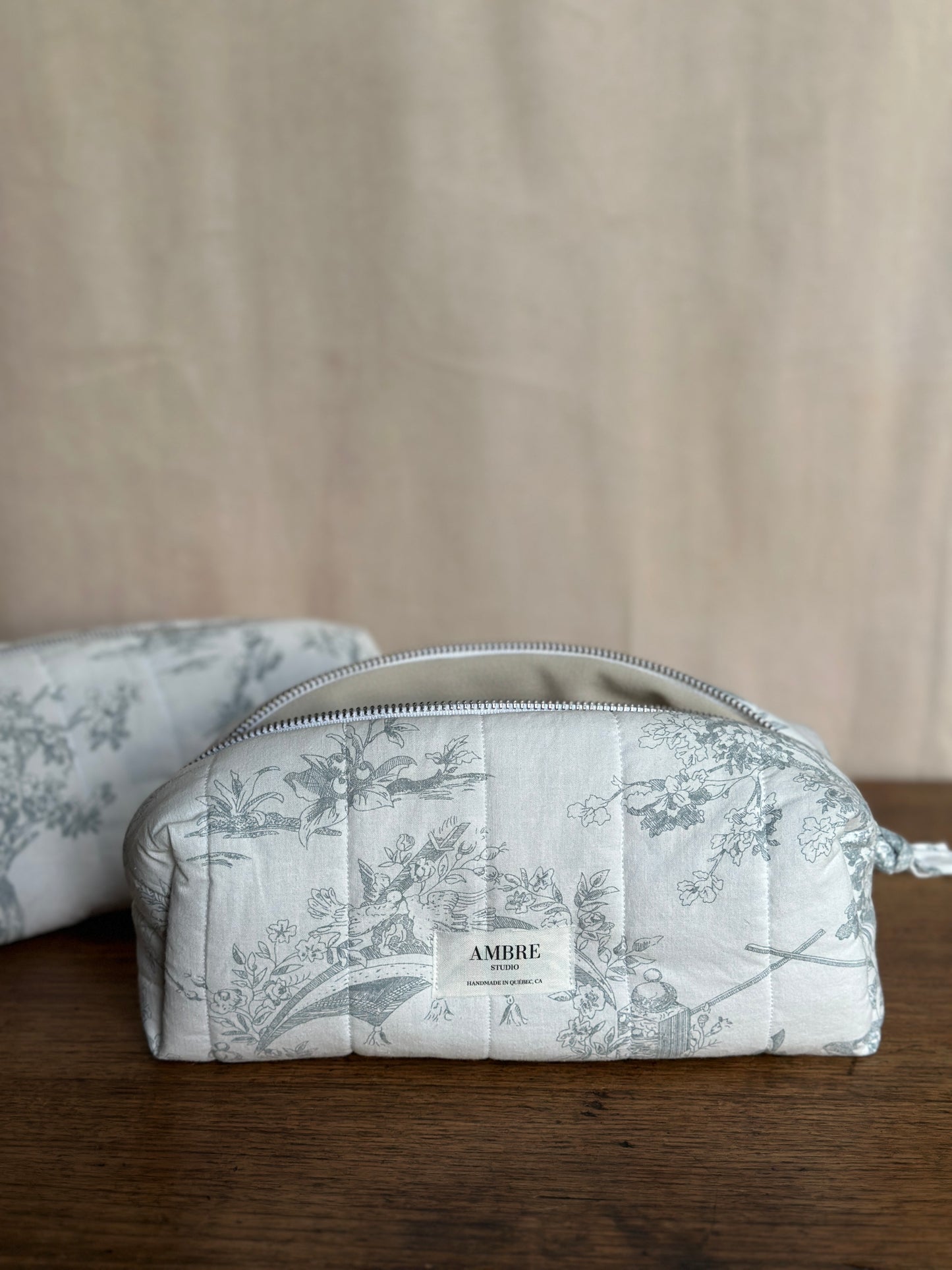 Trousse toile de jouy