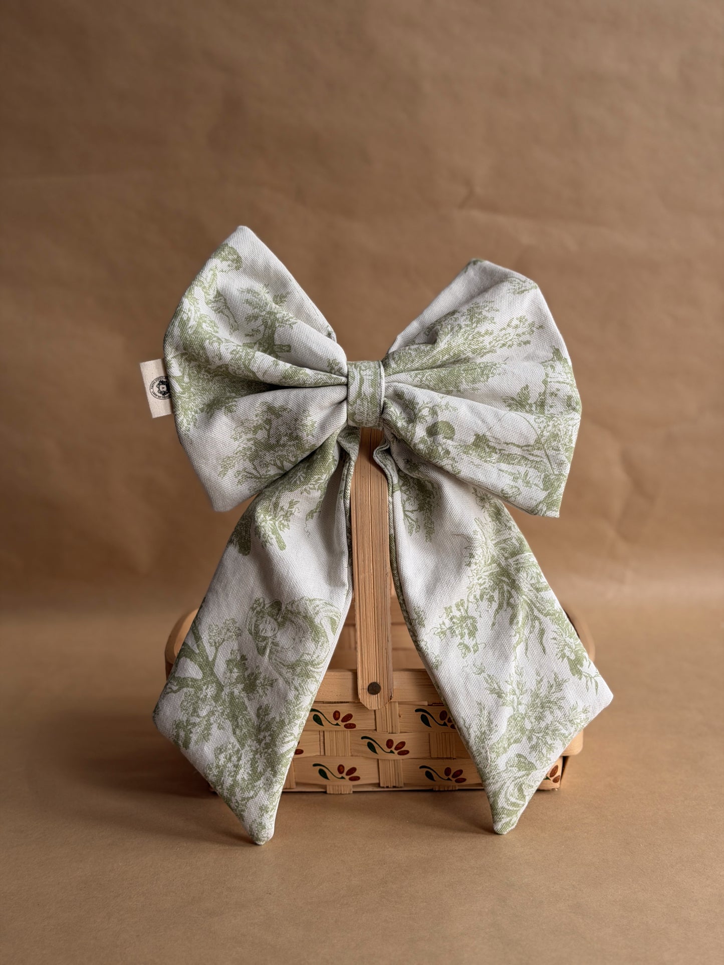 Boucle décorative toile de jouy
