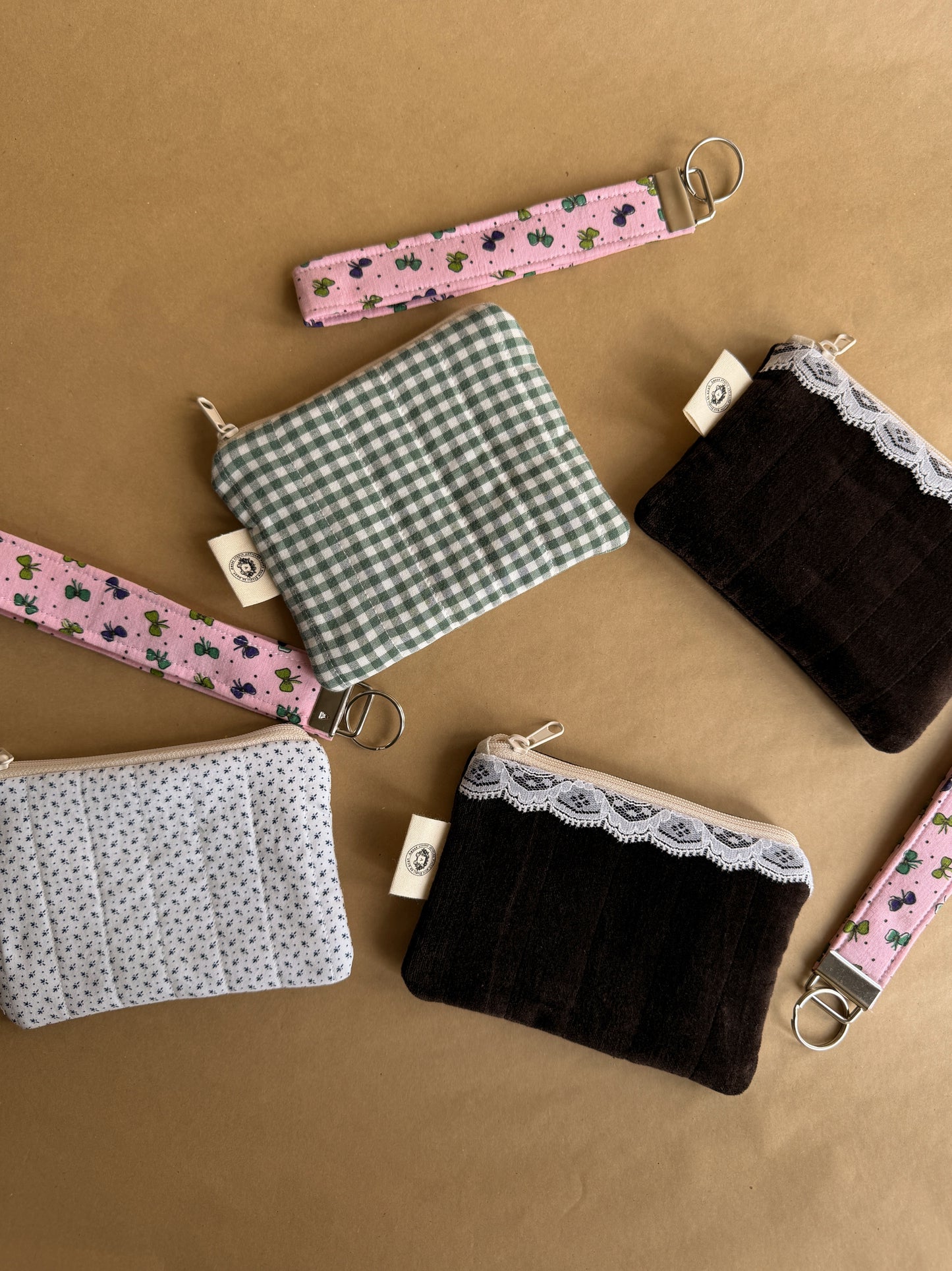 Duo pochette et porte-clés