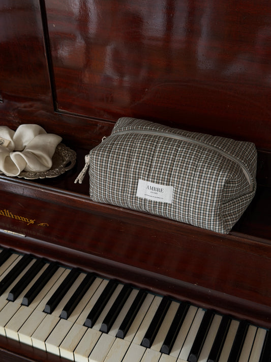 Petite trousse à carreaux