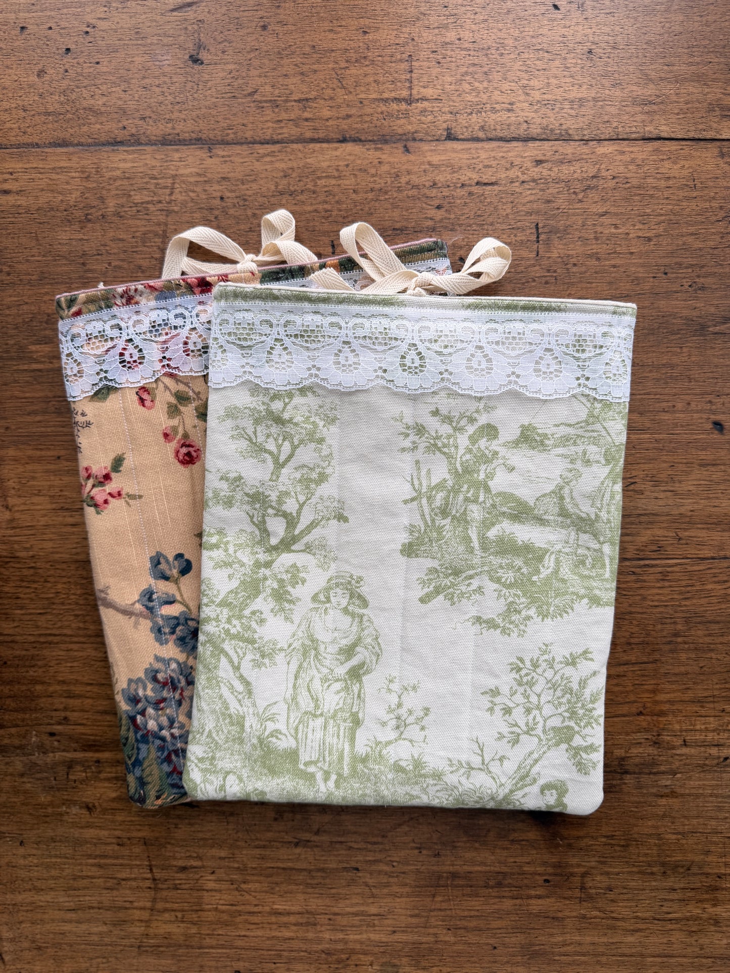 Pochette pour livres/ iPad campagne anglaise