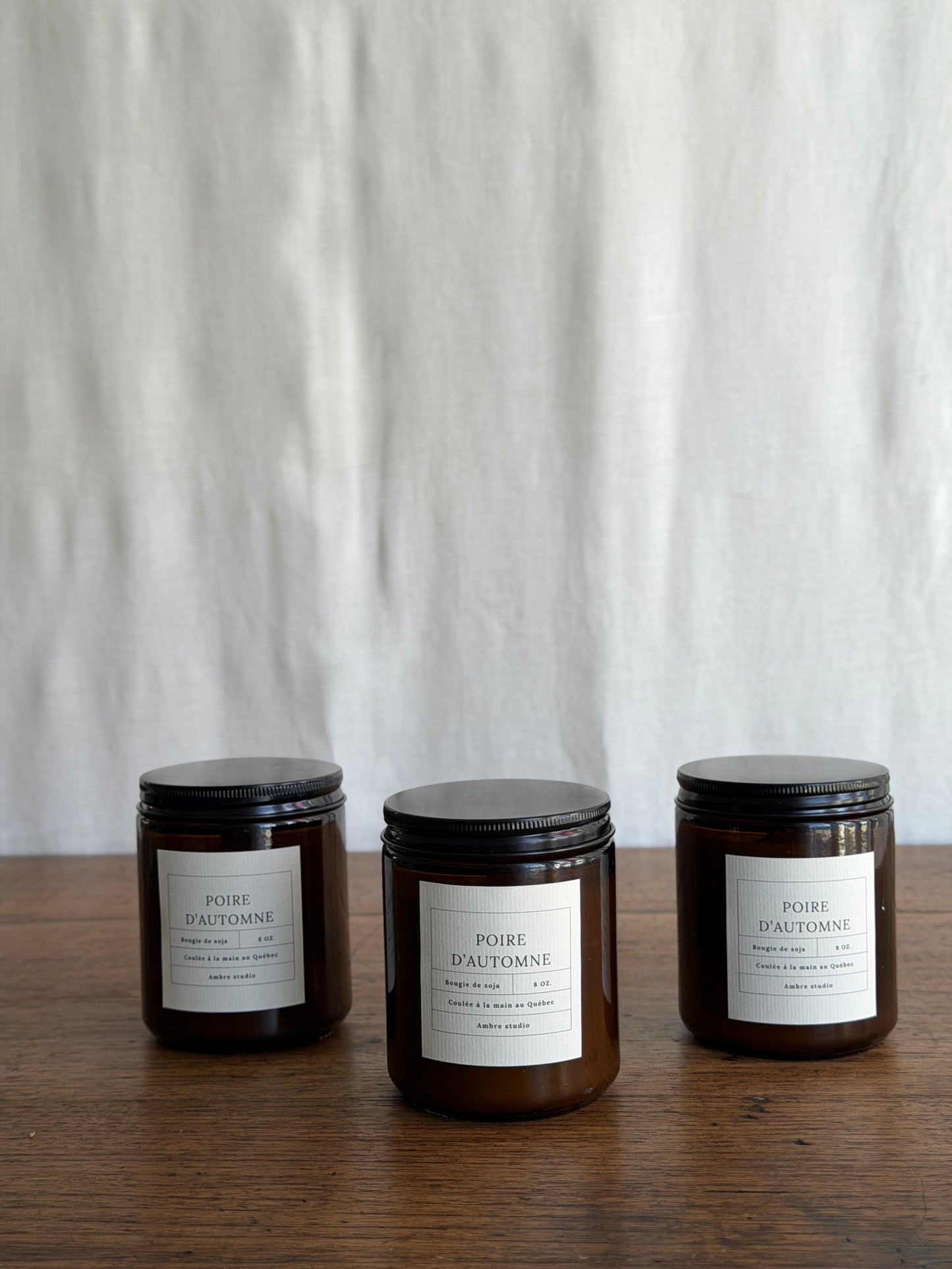 Bougie poire d’automne