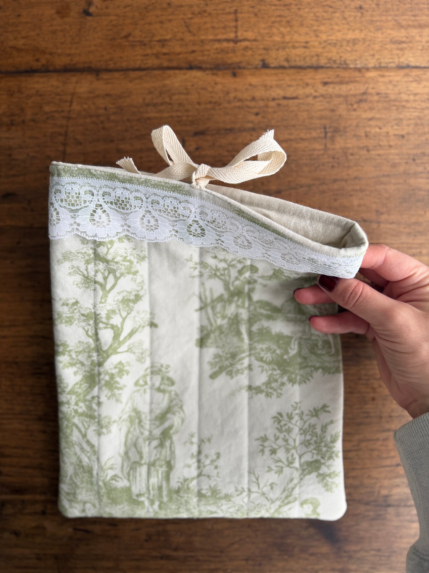 Pochette pour livres/ iPad campagne anglaise