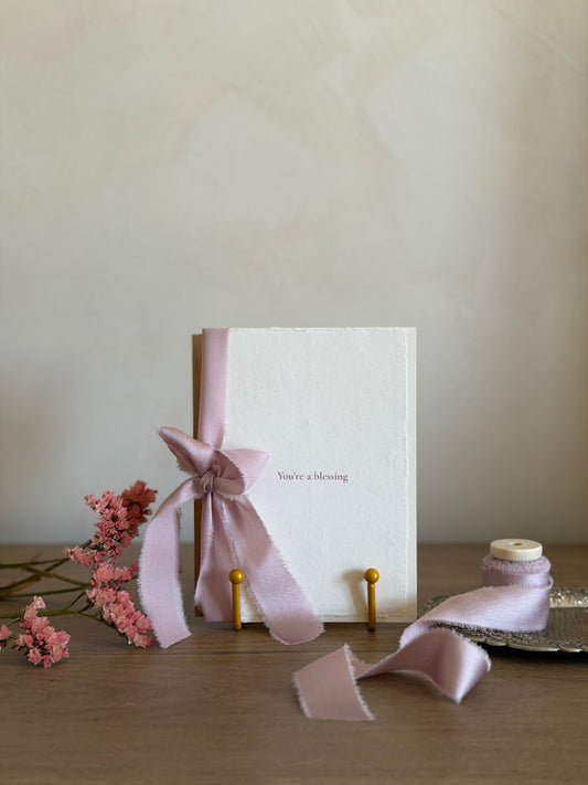 Carte de souhaits « you’re a blessing »
