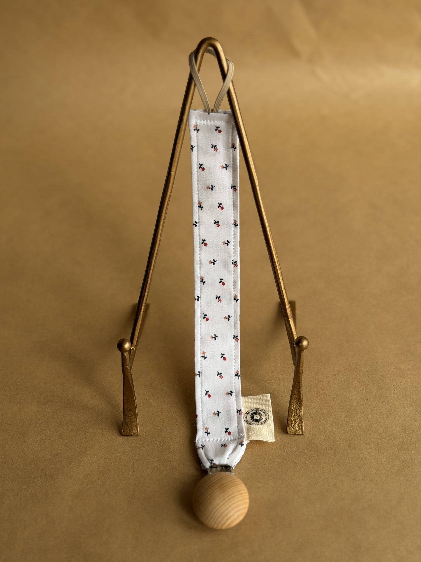 Attache-sucette à fleurs